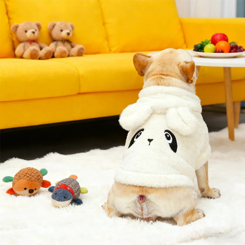 Winter Dog Hoodie Coat - product detail view