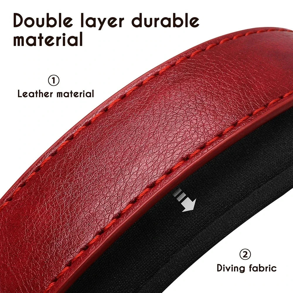 Personalized Leather ID Collar for Dogs – Free Engraving