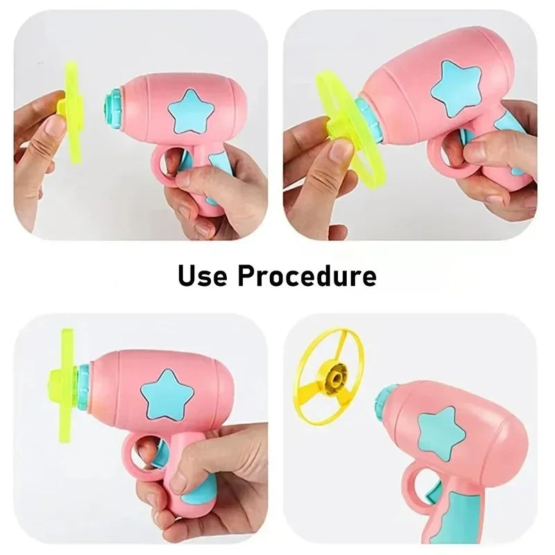 Flying Disc Launcher Cat Toy - product detail view