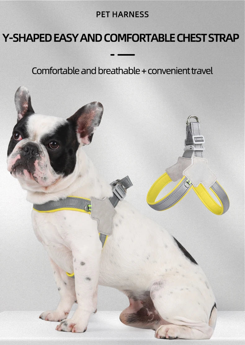 Reflective No-Pull Vest Harness - product detail view