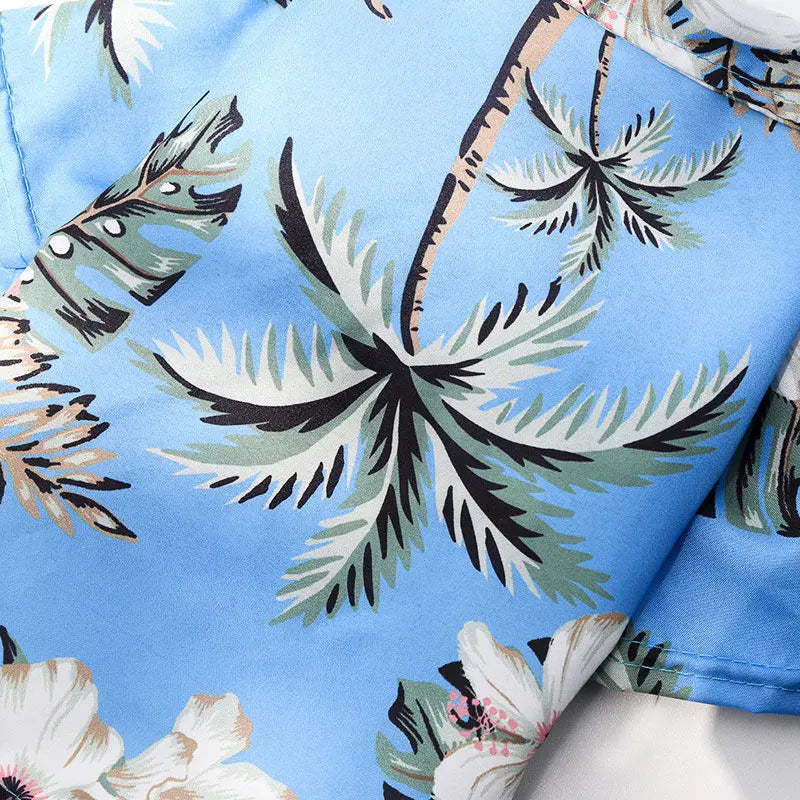 Hawaiian Print Dog Shirt - product detail view