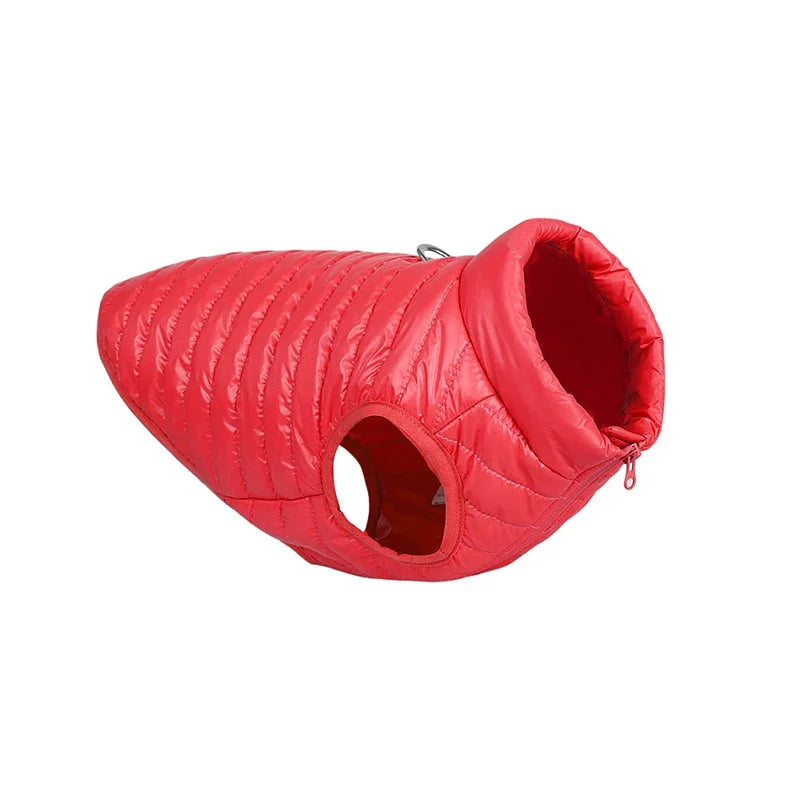 Padded Winter Dog Coat – Waterproof Windproof Jacket with Fleece Lining