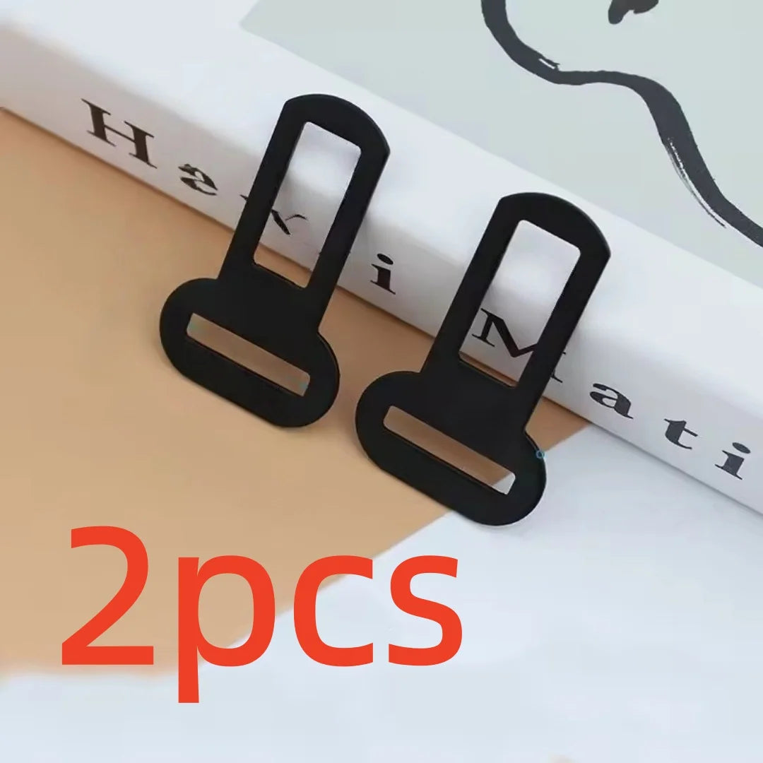 Metal Pet Seat Belt Clip – Rust-Proof Car Safety Buckle