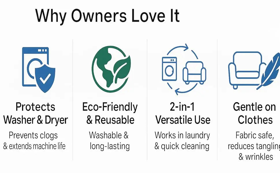 Reusable Pet Hair Remover 6-Pack - product detail view