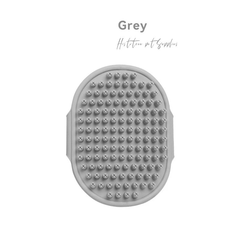 Rubber Bristle Grooming Comb - product detail view
