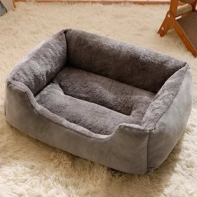 Cozy Round Pet Bed for Cats & Small Dogs