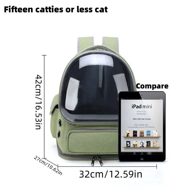 Transparent Travel Backpack Carrier - product detail view