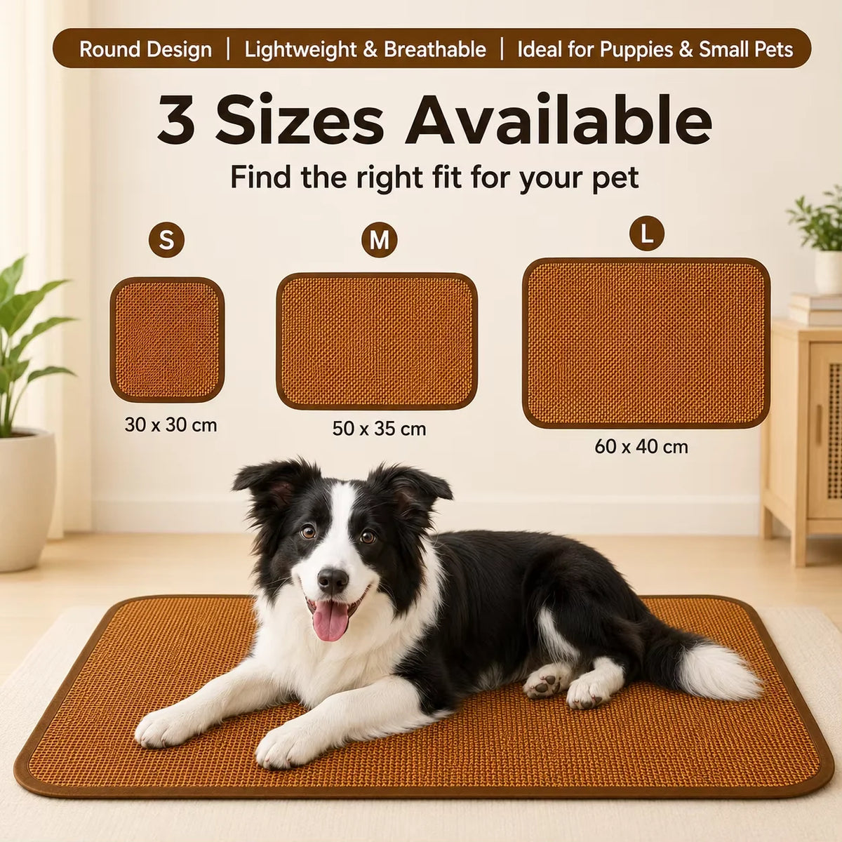 Breathable Cooling Pad for Small Dogs, Puppies & Kittens