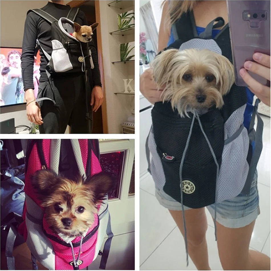Reflective Front Pack Pet Carrier for Hiking & Outdoors