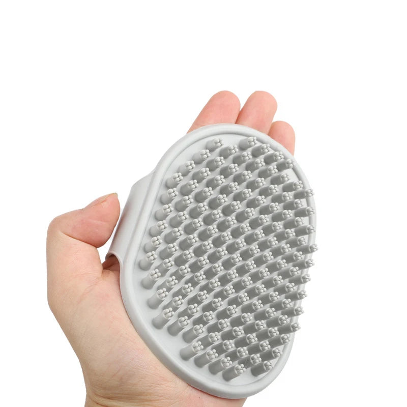 Rubber Bristle Grooming Comb - product detail view