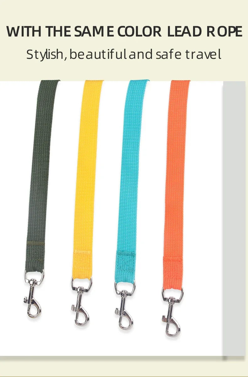 Reflective Harness & Leash Set for Small Dogs