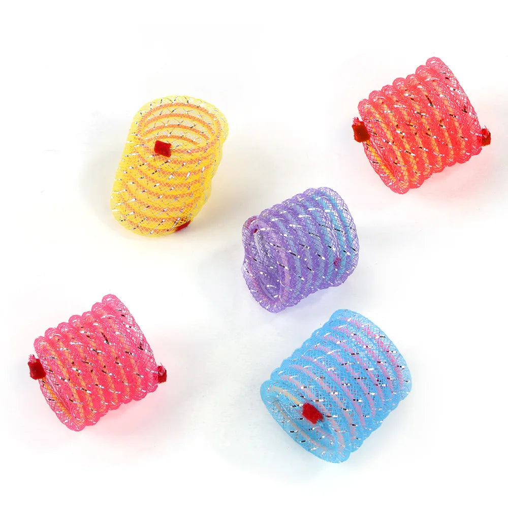 Coil Spring Cat Toy – Bouncy Kitten Play Springs