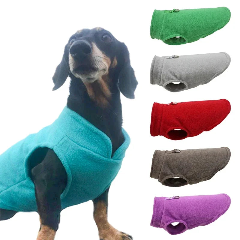 Fleece Dog Vest with D-Ring - main product photo