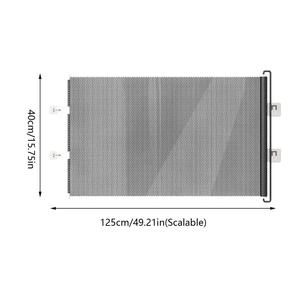 Retractable No-Drill Pet Gate for Dogs & Cats