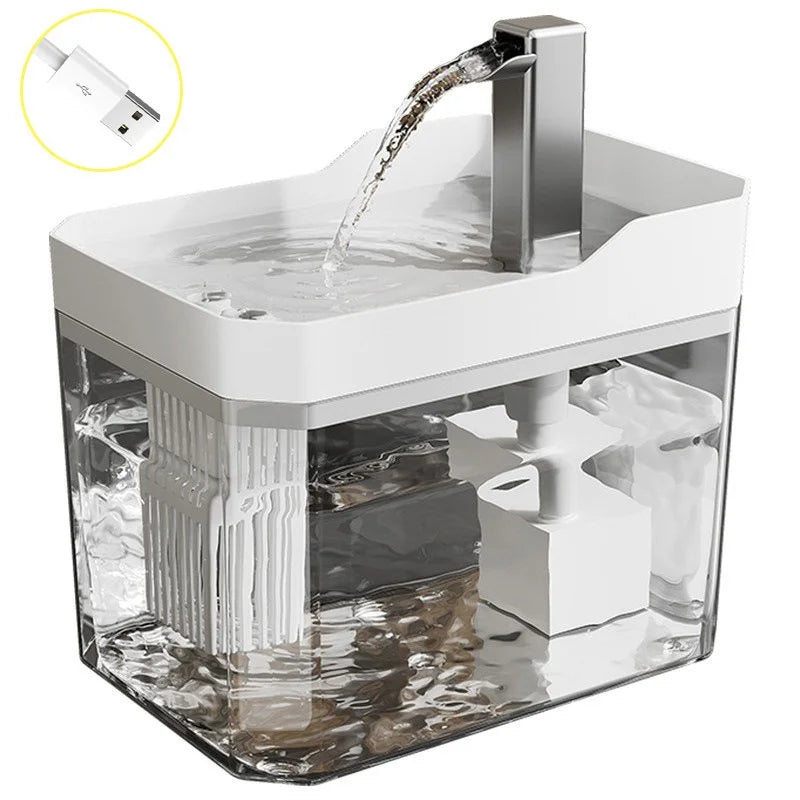 Cat Water Fountain – Filtered Circulating Pet Dispenser