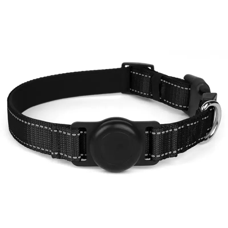 Reflective Adjustable Dog Collar – AirTag Compatible