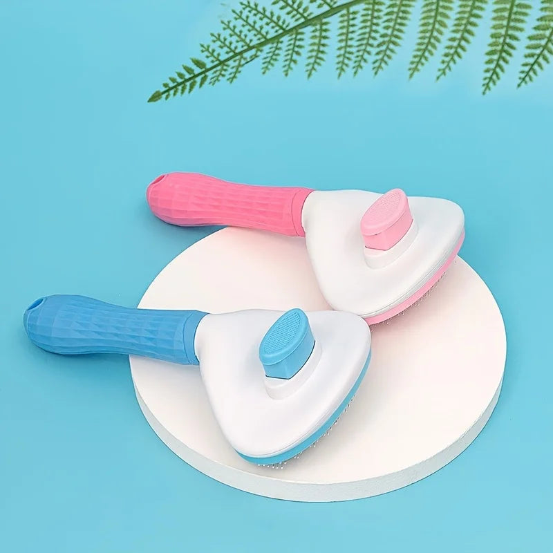 Self-Cleaning Grooming Brush - product detail view