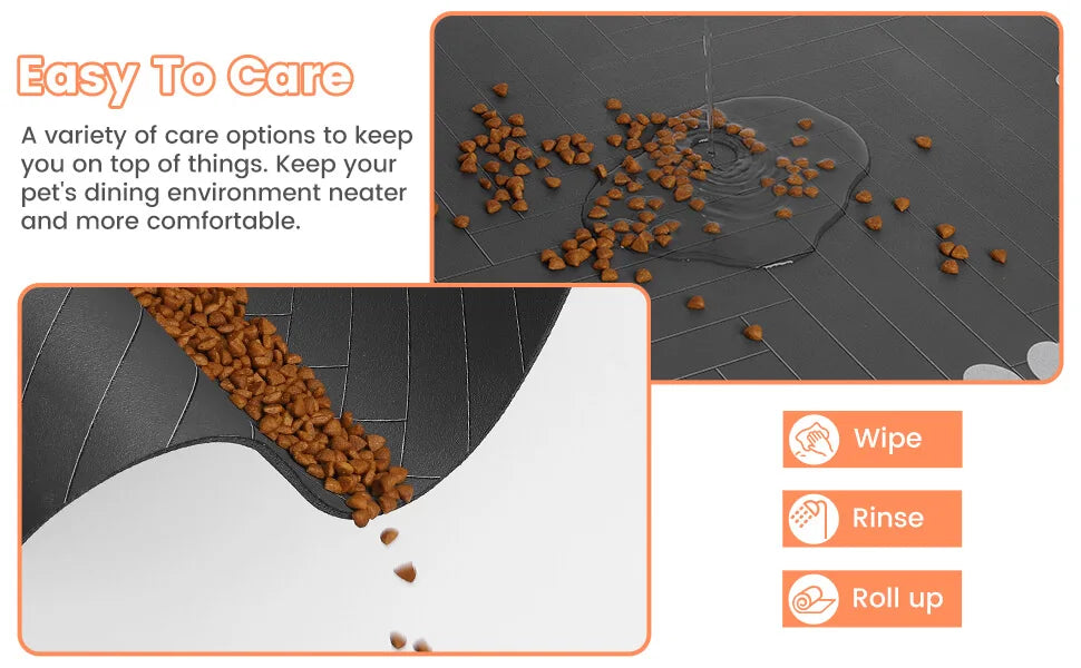 Absorbent Waterproof Feeding Mat - product detail view