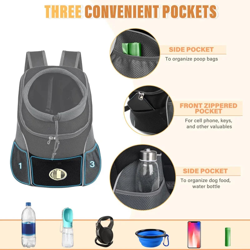 Front-Folded Travel Backpack - product detail view