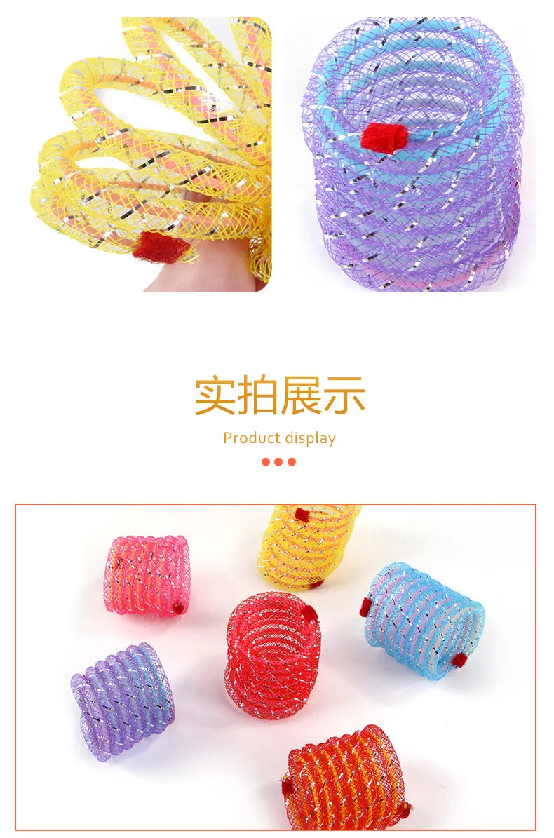 Coil Spring Cat Toy – Bouncy Kitten Play Springs