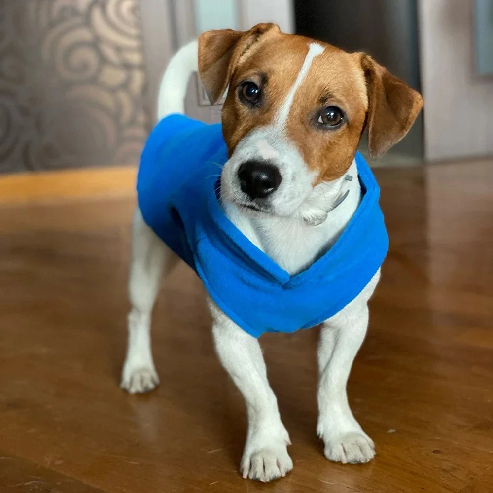 Fleece Dog Vest with D-Ring - product detail view