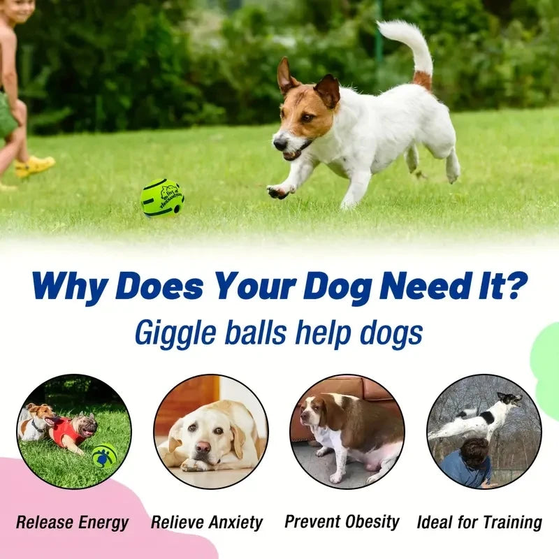 Giggle Ball Interactive Sound Toy - product detail view