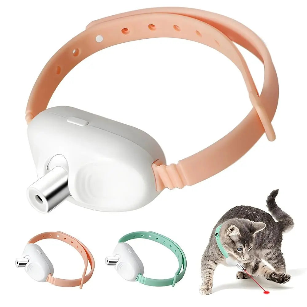 LED Light-Up Collar for Cats - close-up of LED light mechanism