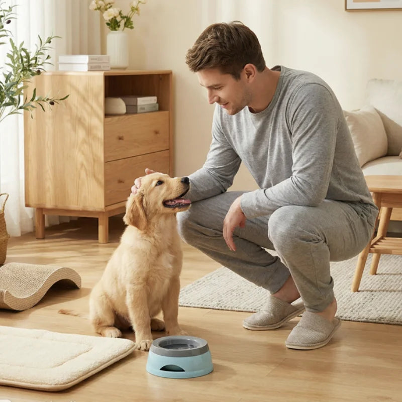 Floating No-Spill Pet Water Bowl