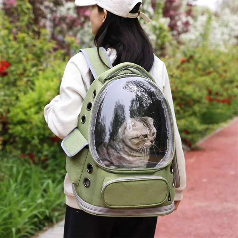 Transparent Travel Backpack Carrier - product detail view