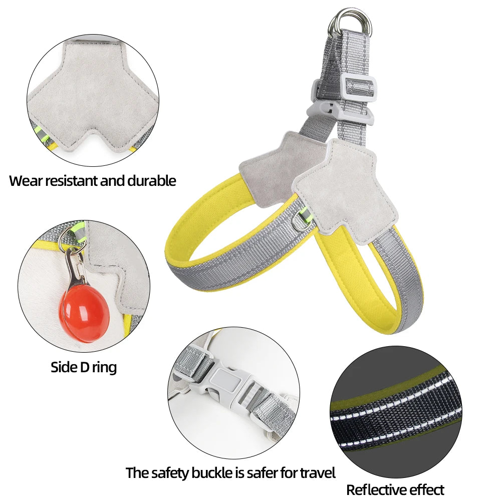 Reflective No-Pull Vest Harness - product detail view