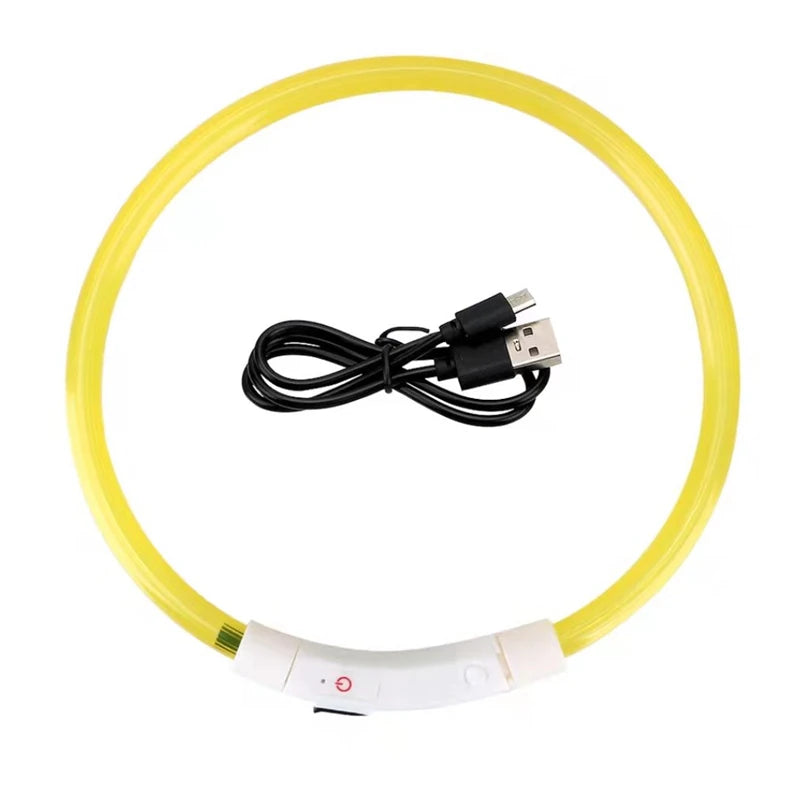 USB Rechargeable LED Glow Dog Collar