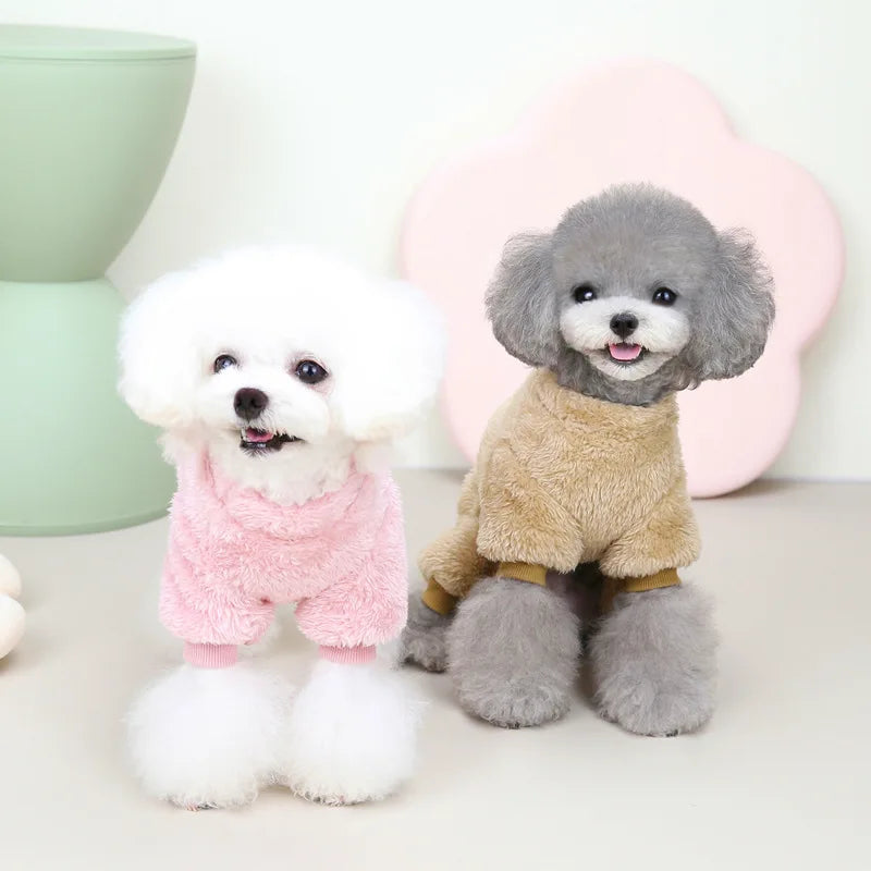 Fleece Winter Sweater for Small Dogs - product detail view